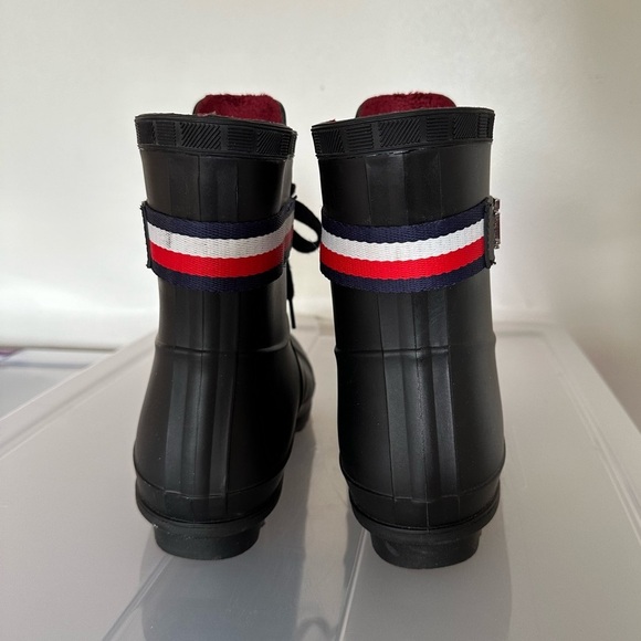 Tommy Hilfiger Ankle High Lace Up Rain Boots Size 9 - Picture 6 of 14